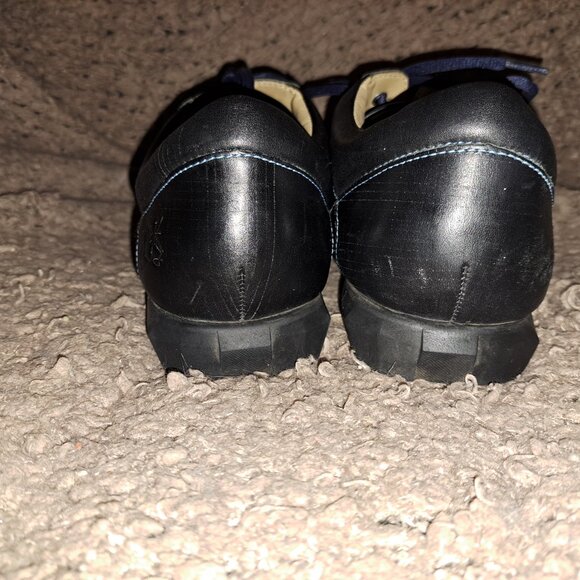 JOHN FLUEVOG-Know The Future Decide Well Today-Black Leather-Lace Up-Sz 11-EX - Picture 6 of 9